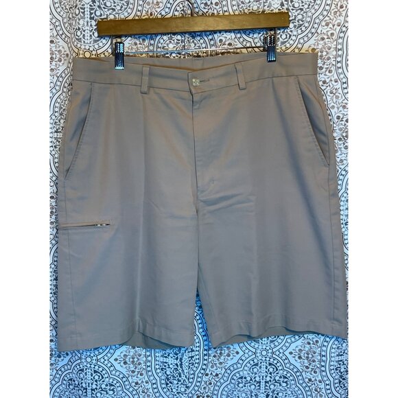 Grand Slam Mens Khaki Golf Shorts Size 36 - Picture 2 of 11